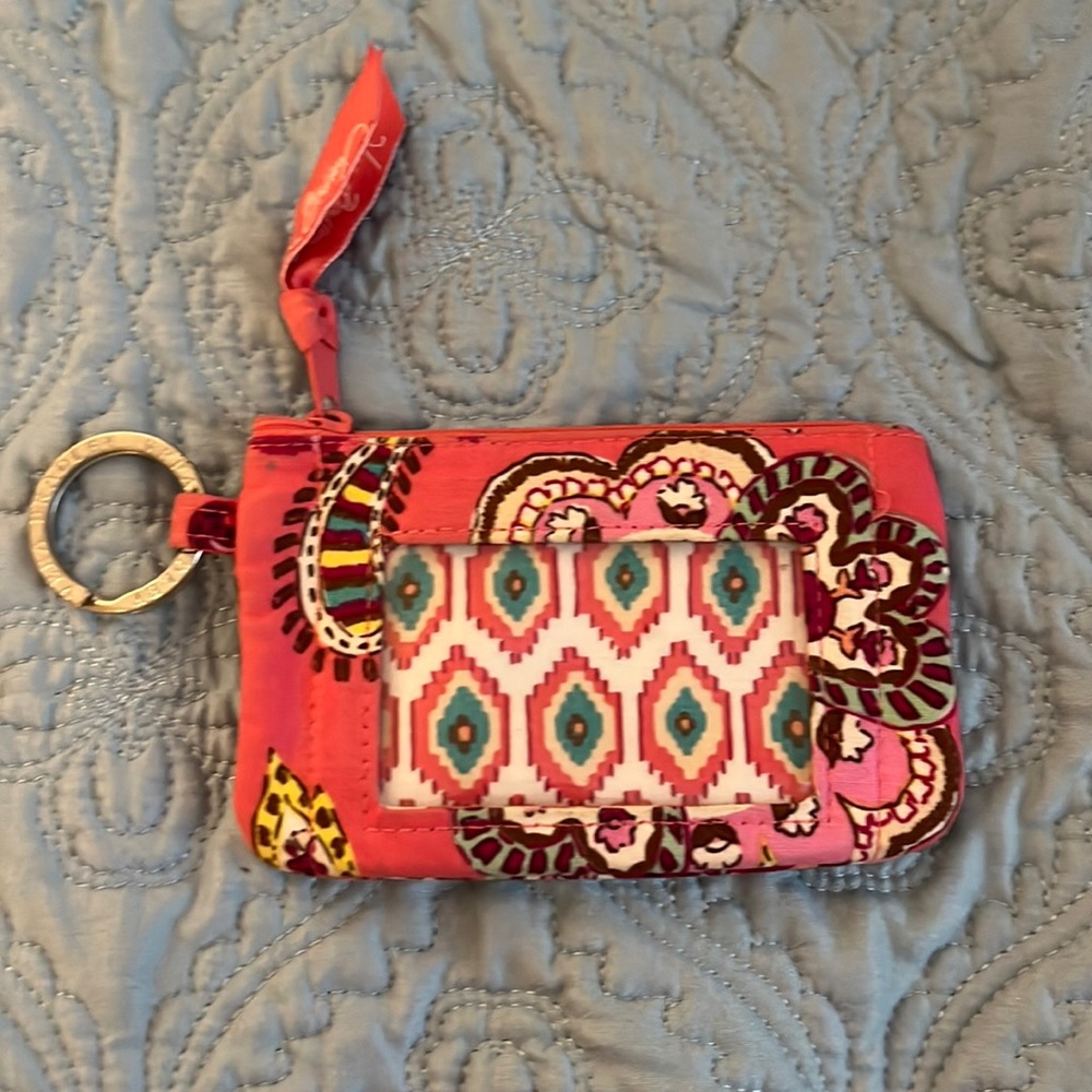 Vera Bradley key chain wallet